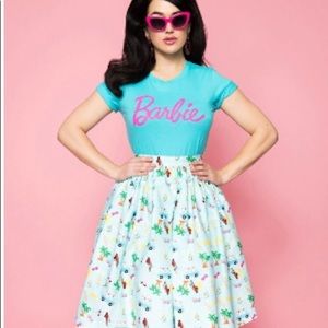 NWT Unique Vintage Barbie Skirt
